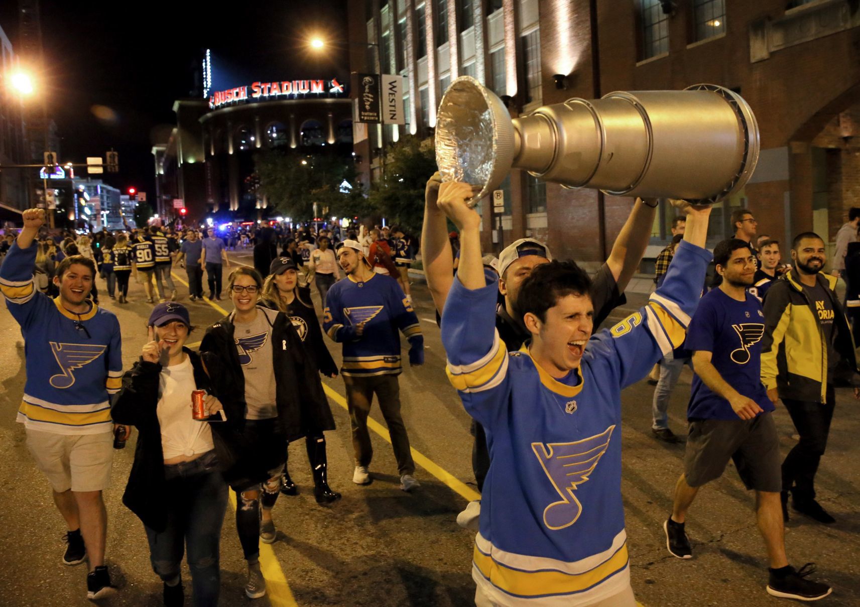 Stanley Cup Final Game 7 watch party at Busch Stadium